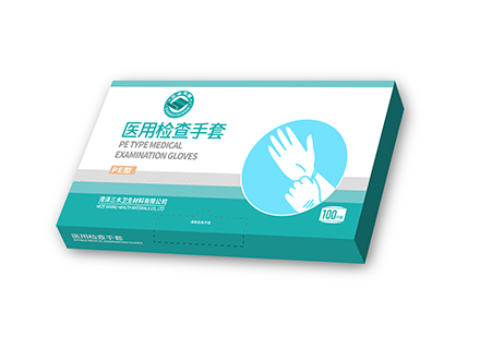 医用检查手套PE 盒子装
